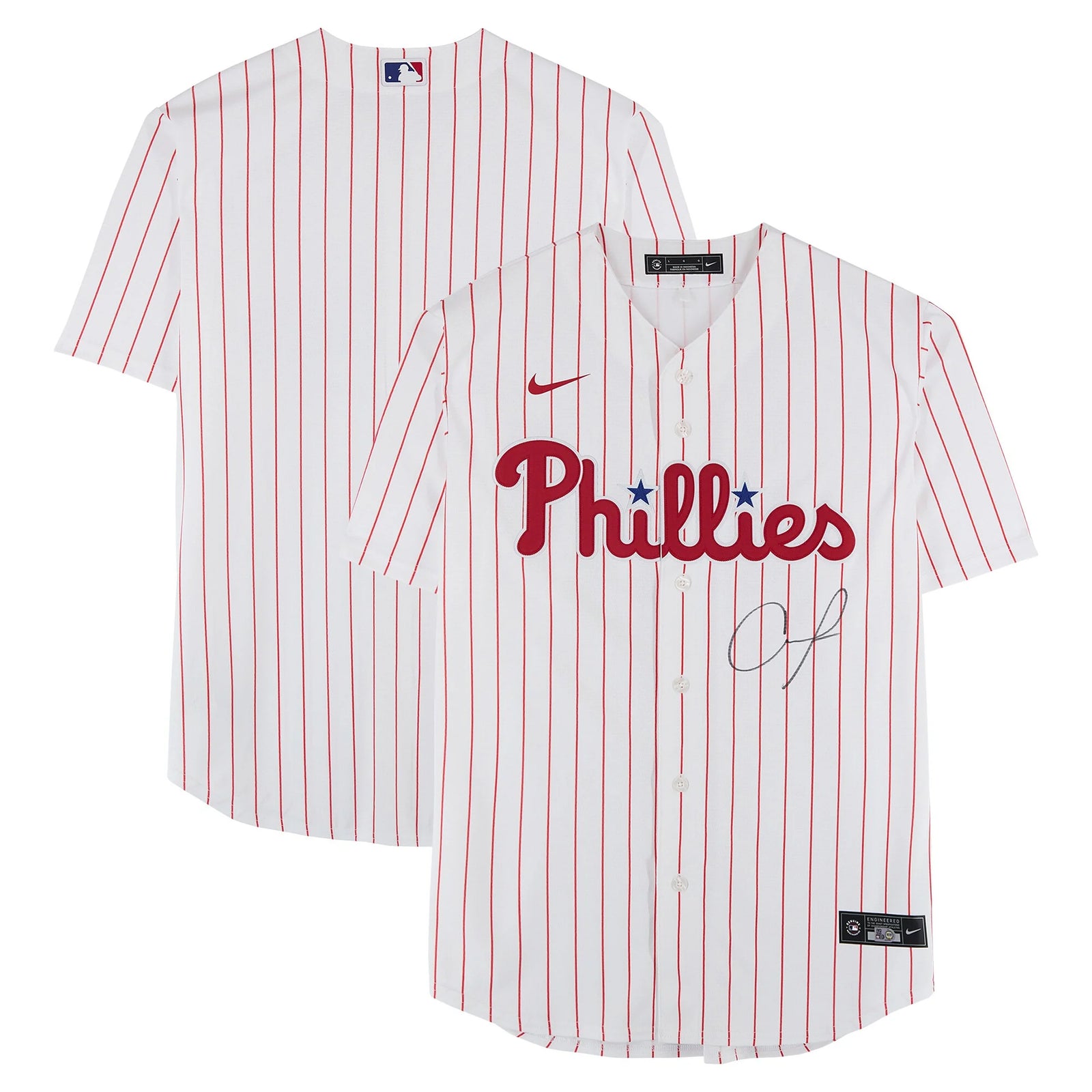 Andrew Painter Signed Philadelphia Phillies Jersey | White Nike Replica