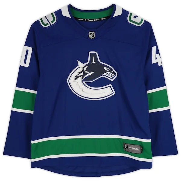 Elias Pettersson Signed Vancouver Canucks Blue Jersey | Authenticated
