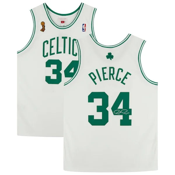 Paul Pierce Signed Boston Celtics Jersey | Mitchell & Ness 2007-2008