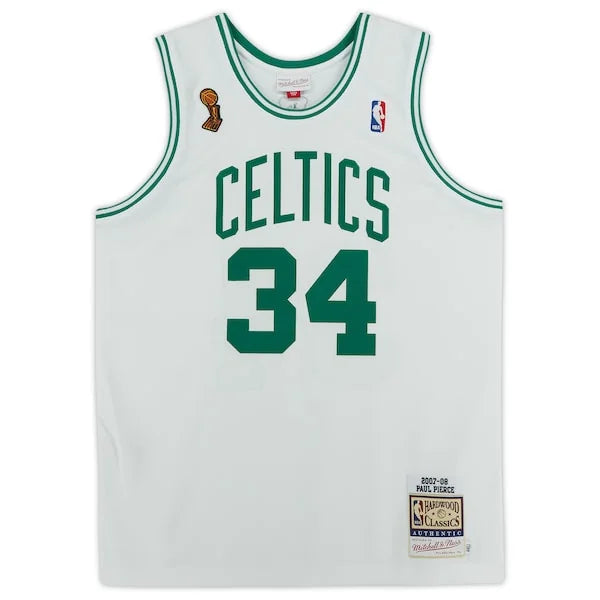 Paul Pierce Signed Boston Celtics Jersey | Mitchell & Ness 2007-08 HOF 21