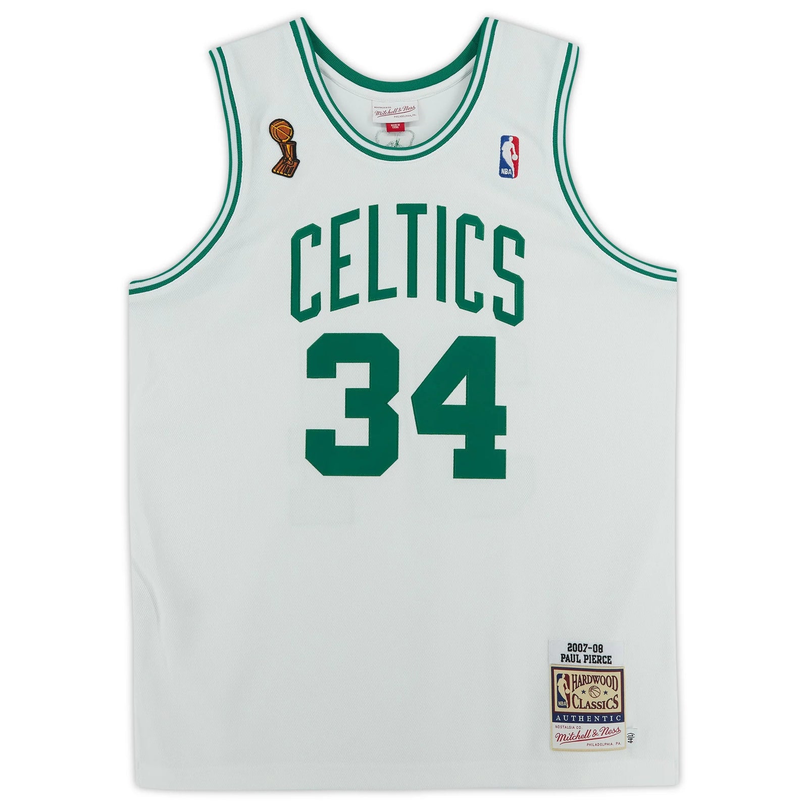 Paul Pierce Signed Boston Celtics Jersey | Mitchell & Ness 2007-08 HOF 21