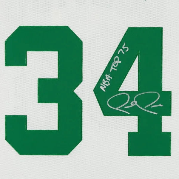 Paul Pierce Signed Boston Celtics Jersey | 2007-2008 Mitchell & Ness with NBA Top 75 Inscr
