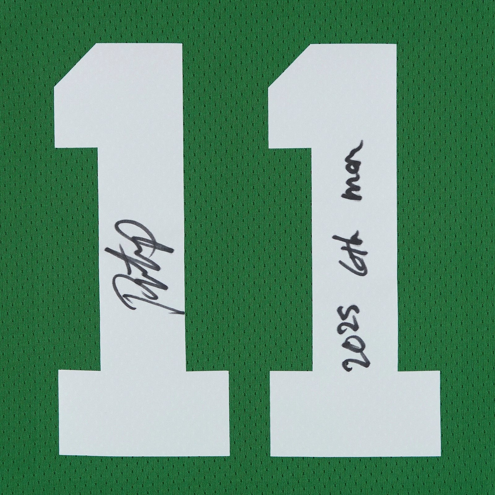 Payton Pritchard Signed Boston Celtics Jersey | 2025 6th Man Inscription