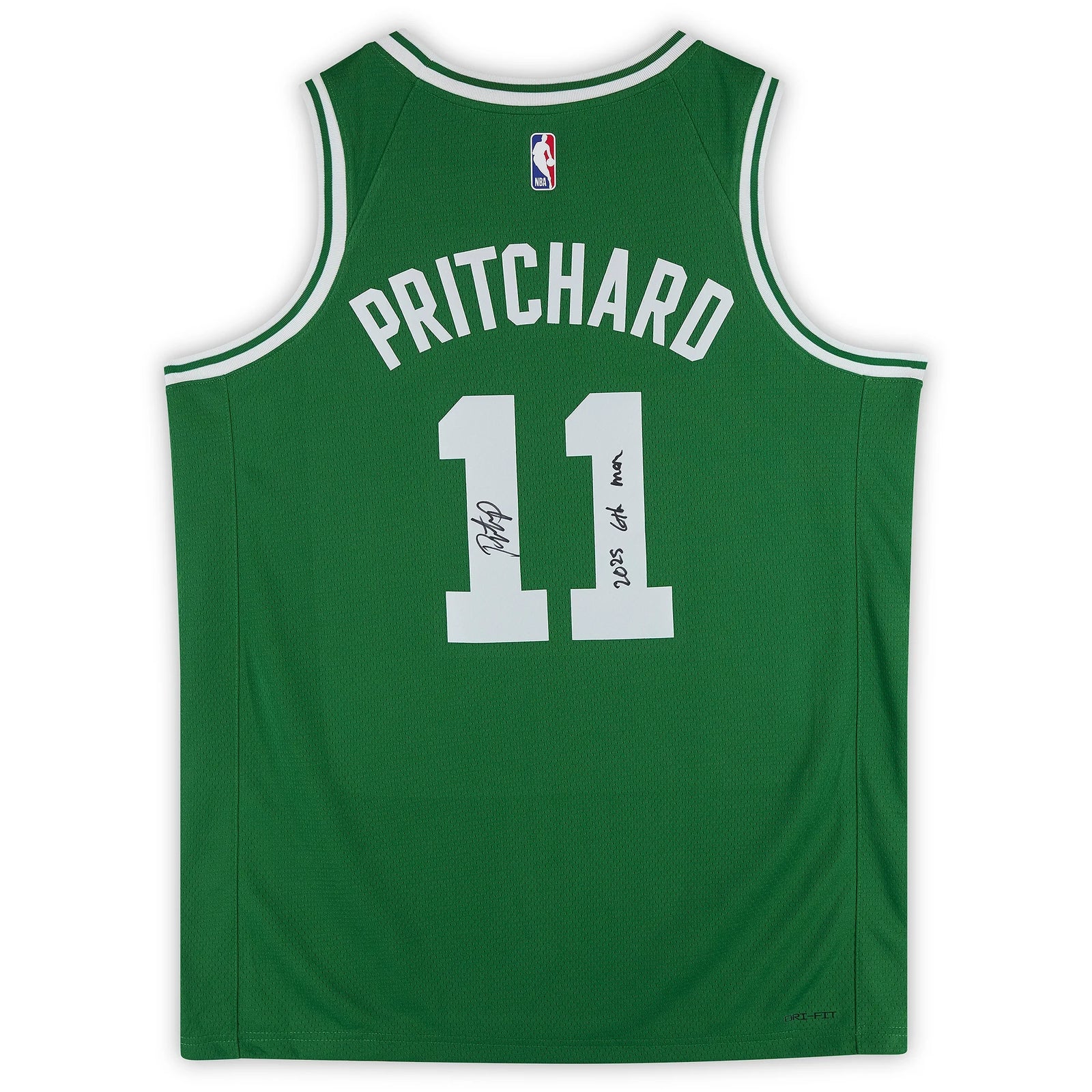 Payton Pritchard Signed Boston Celtics Jersey | 2025 6th Man Inscription