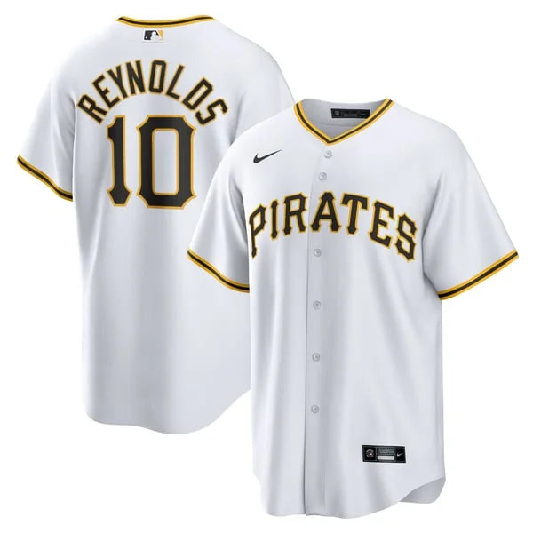 Bryan Reynolds Pittsburgh Pirates Jersey | White Nike Replica | WJRSYRE0104