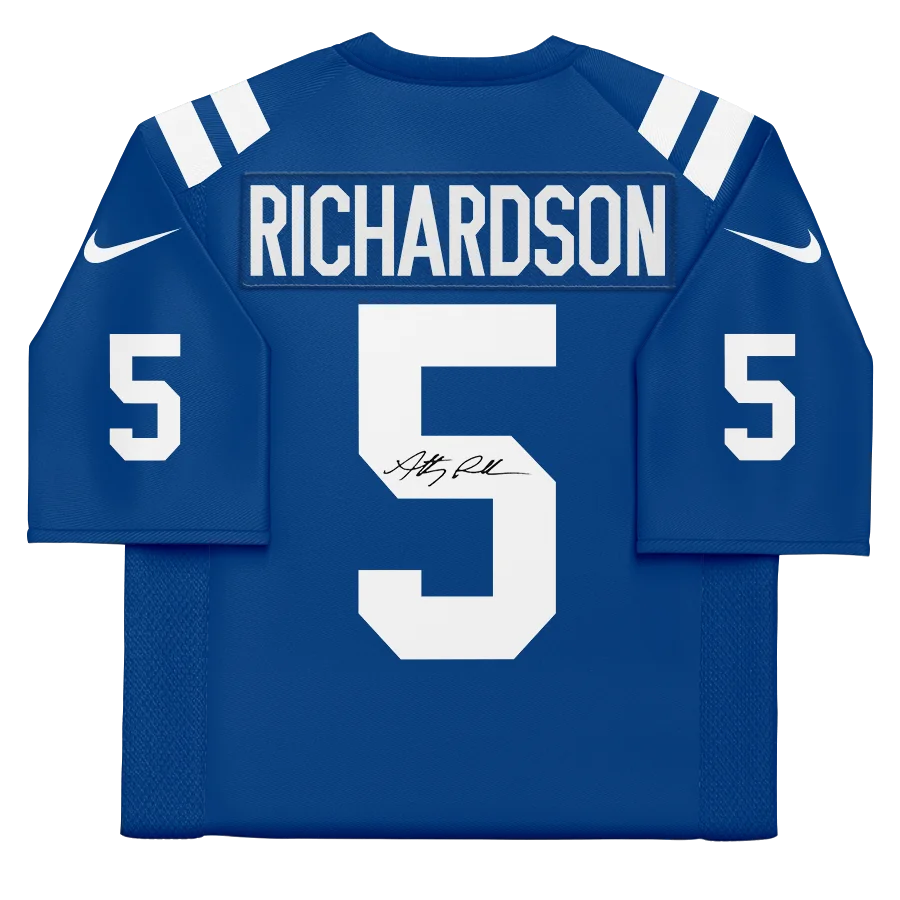 Anthony Richardson Signed Indianapolis Colts Blue Nike Limited Jersey | WJRSYRI0185