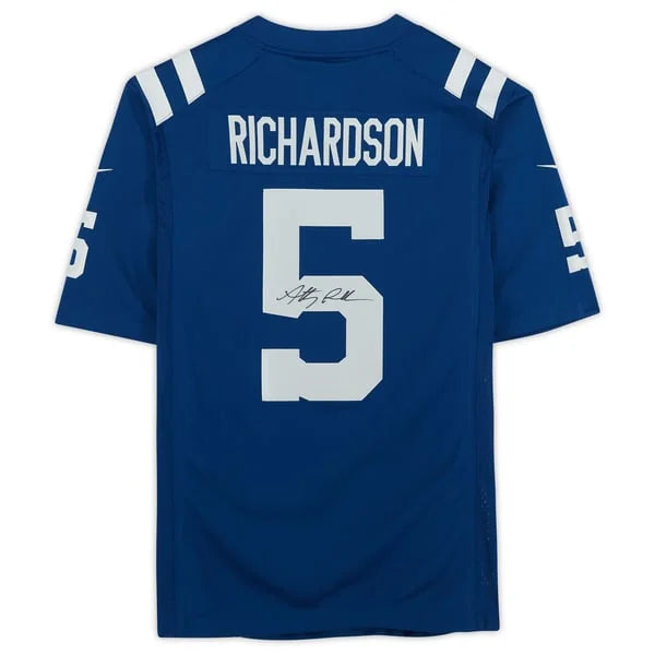 Anthony Richardson Signed Indianapolis Colts Blue Nike Limited Jersey | WJRSYRI0185