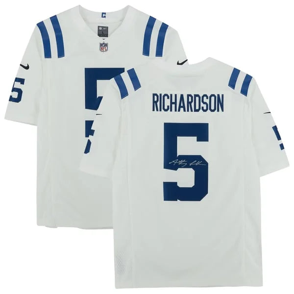 Anthony Richardson Signed Colts White Nike Limited Jersey | Authenticated | WJRSYRI0186