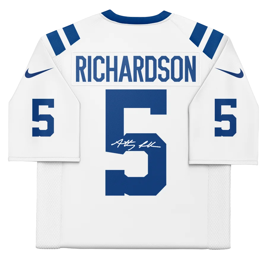 Anthony Richardson Signed Colts White Nike Limited Jersey | Authenticated | WJRSYRI0186