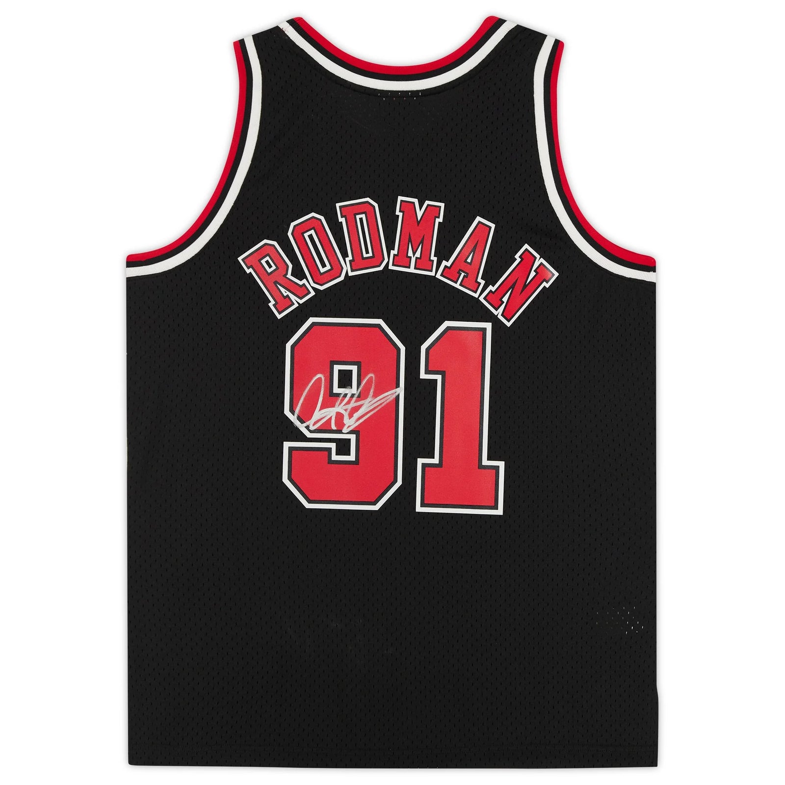 Dennis Rodman Signed Chicago Bulls Jersey | 1997-98 Mitchell & Ness