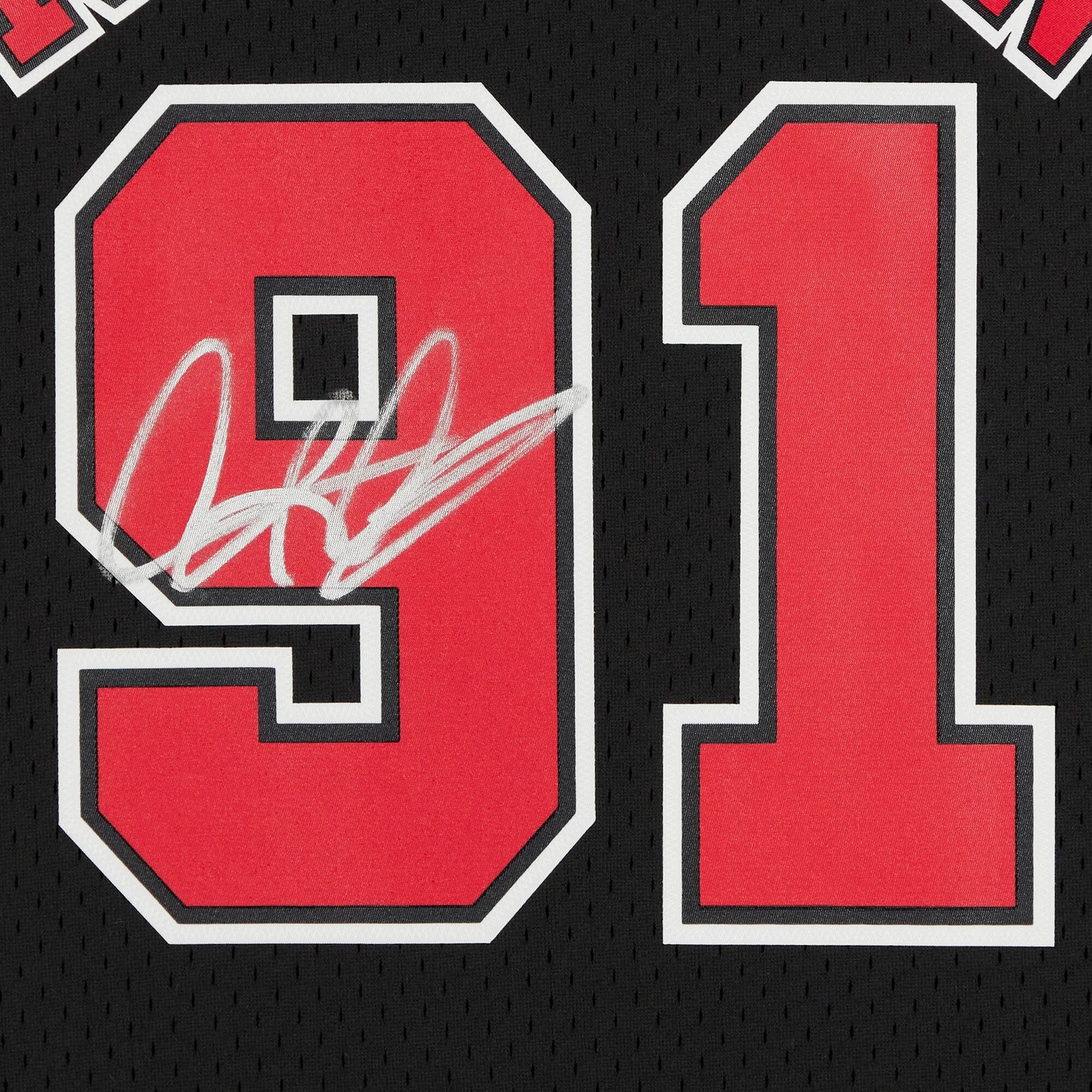 Dennis Rodman Signed Chicago Bulls Jersey | 1997-98 Mitchell & Ness
