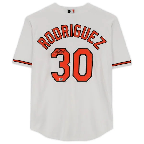 Grayson Rodriguez Signed Baltimore Orioles Jersey | White Nike Replica