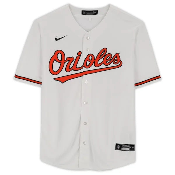 Grayson Rodriguez Signed Baltimore Orioles Jersey | White Nike Replica