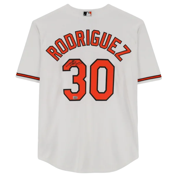 Grayson Rodriguez Signed Baltimore Orioles Jersey | White Nike Replica