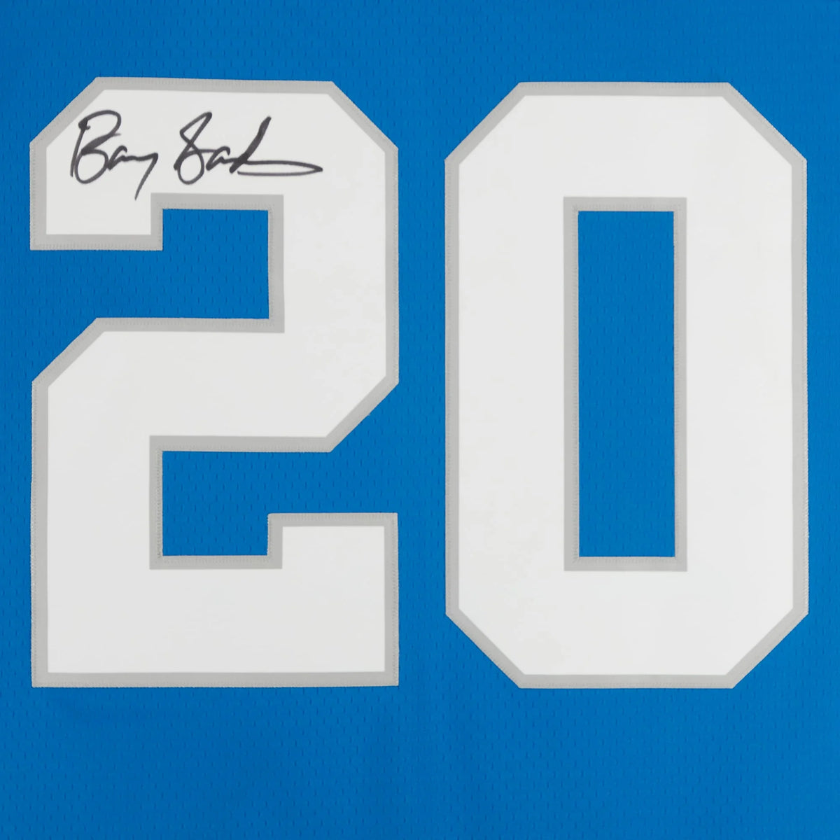 Barry Sanders Signed Detroit Lions Jersey | Mitchell & Ness Replica | WJRSYSA0054