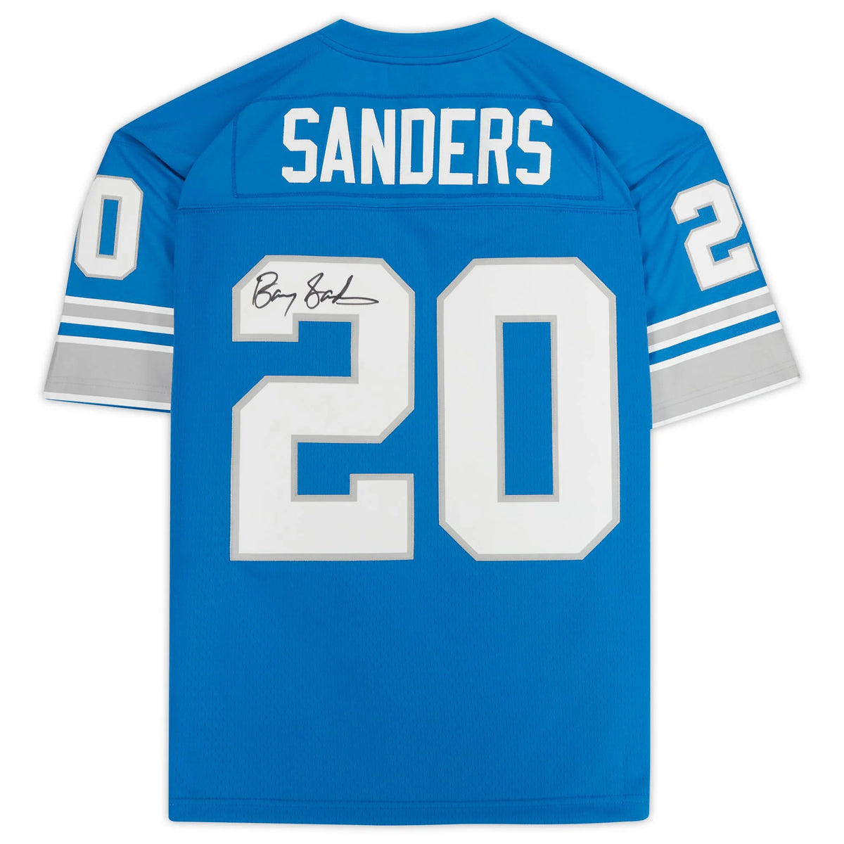 Barry Sanders Signed Detroit Lions Jersey | Mitchell & Ness Replica | WJRSYSA0054