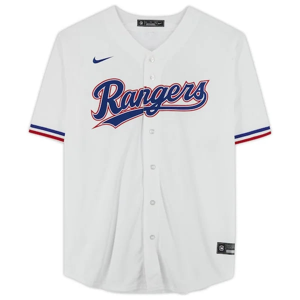 Corey Seager Signed Texas Rangers Jersey | White Nike Replica