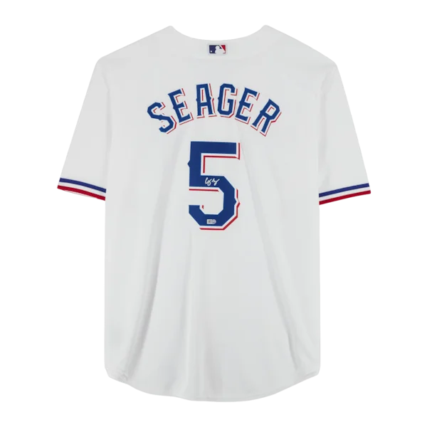 Corey Seager Signed Texas Rangers Jersey | White Nike Replica