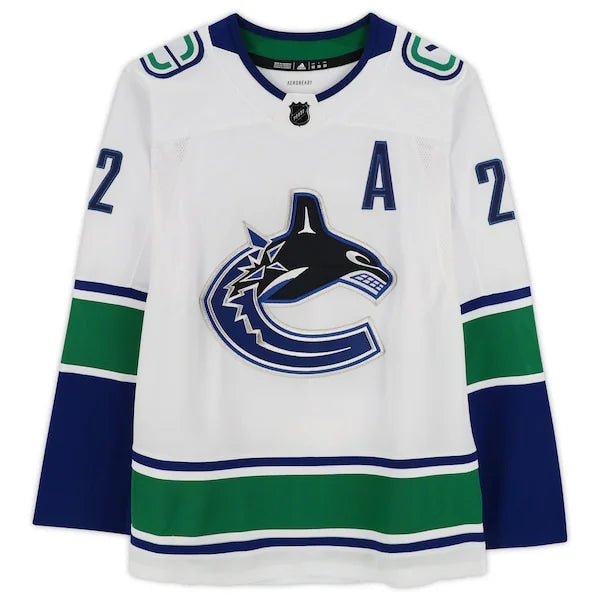 Daniel Sedin Signed Vancouver Canucks Jersey | White Adidas Authentic