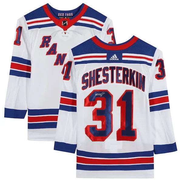 Igor Shesterkin Signed New York Rangers White Jersey | Authenticated