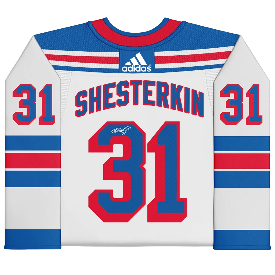 Igor Shesterkin Signed New York Rangers White Jersey | Authenticated