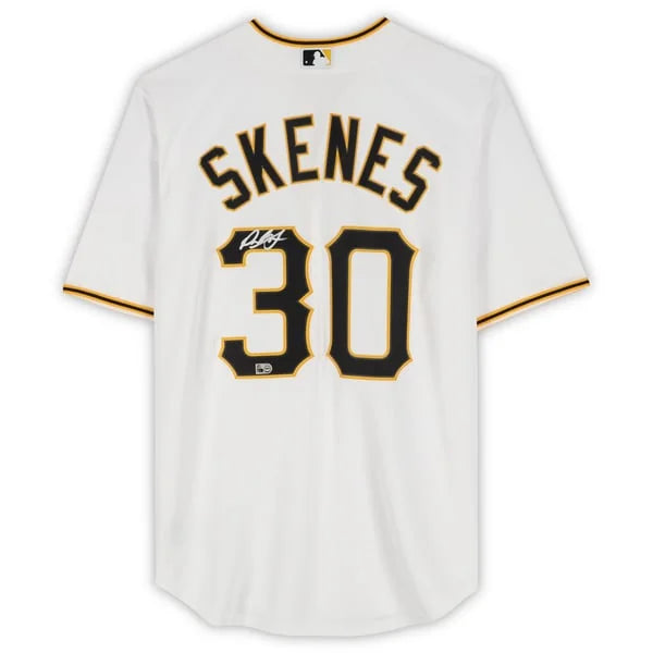 Paul Skenes Signed Pirates Jersey | White Nike Replica | WJRSYSK0020