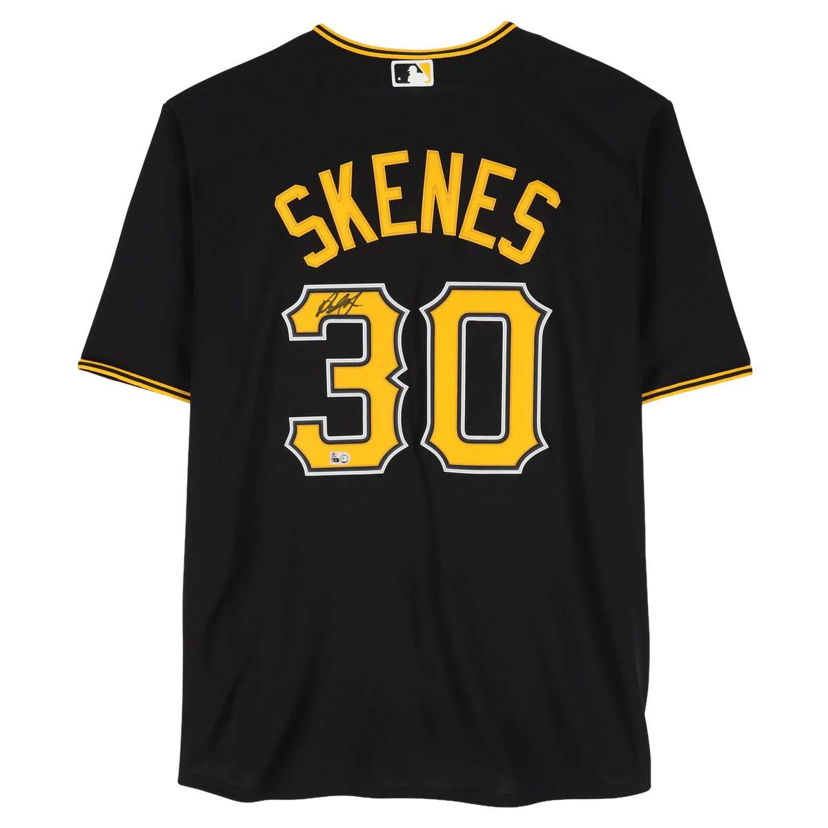 Paul Skenes Signed Pittsburgh Pirates Black Nike Jersey | MLB Authenticated | WJRSYSK0025