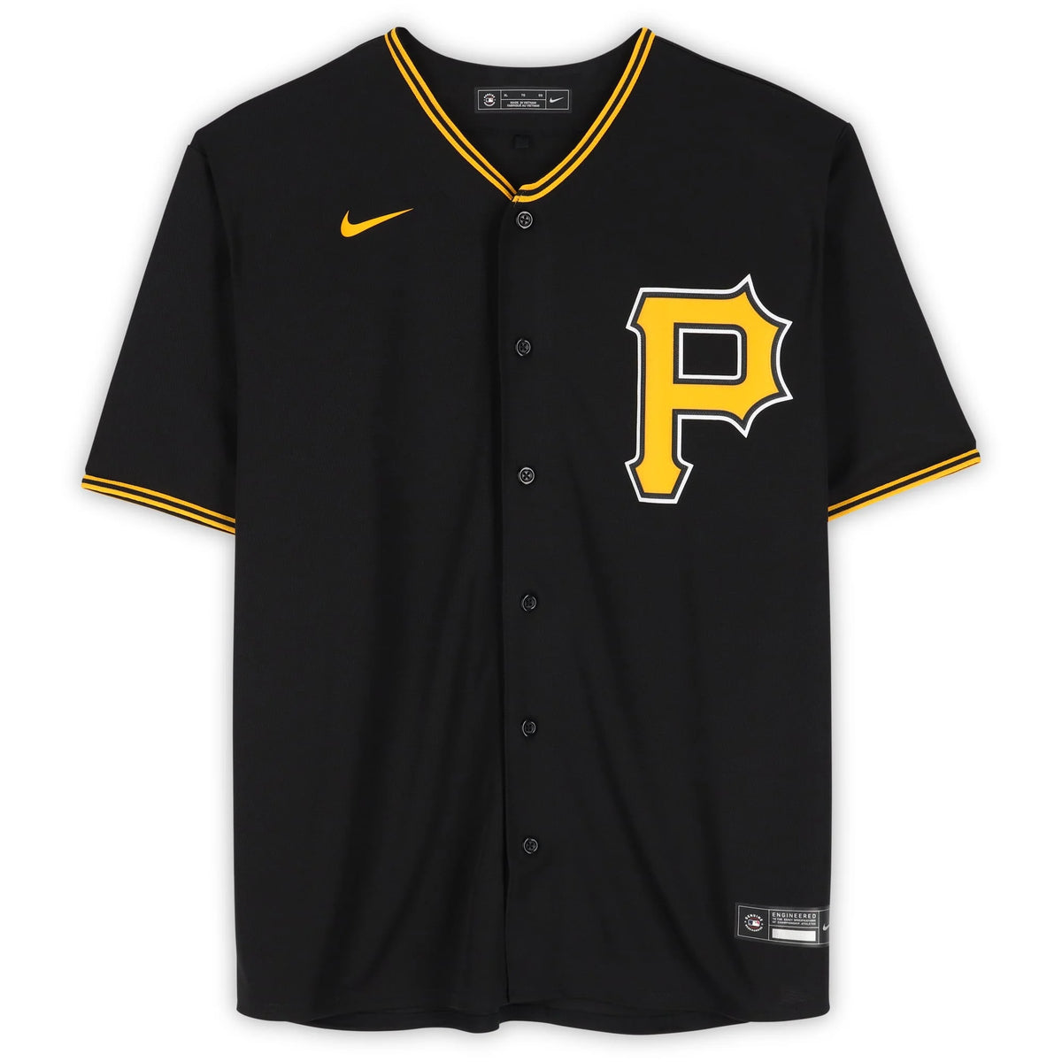 Paul Skenes Signed Pittsburgh Pirates Black Nike Jersey | MLB Authenticated | WJRSYSK0025