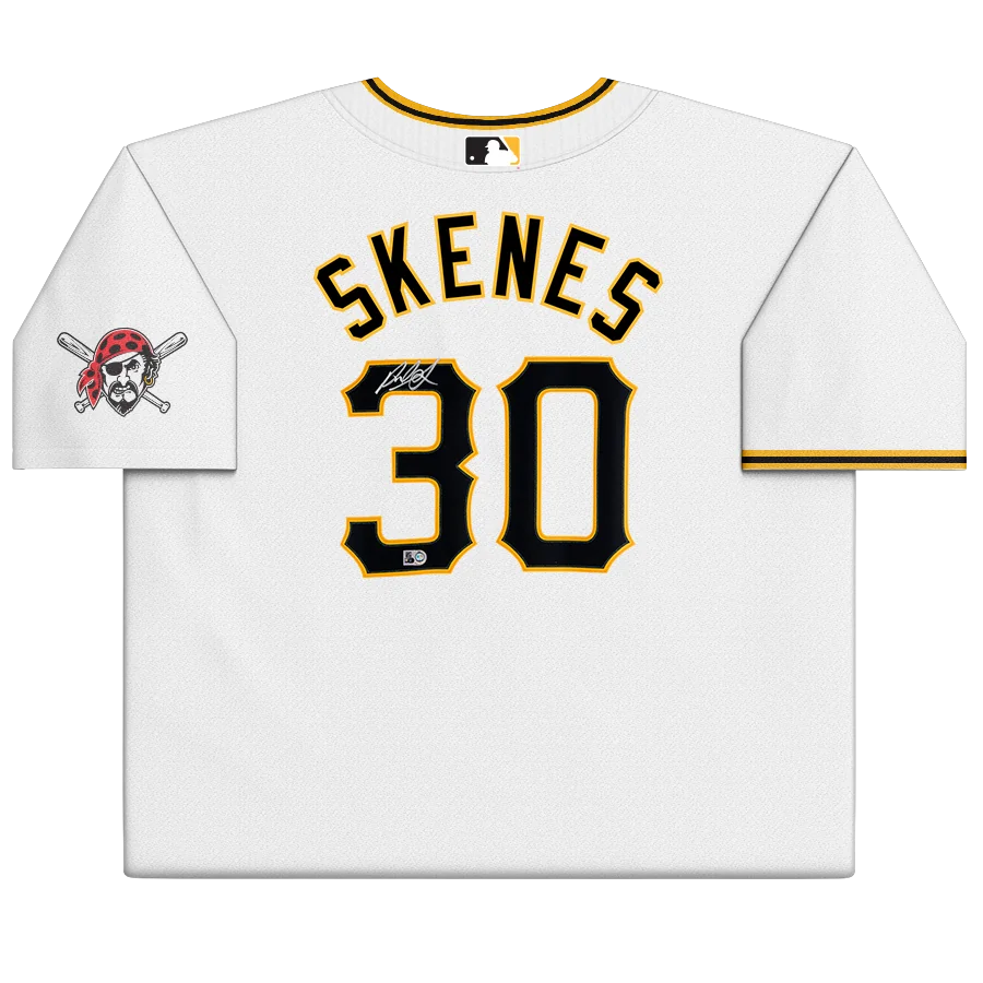 Paul Skenes Signed Pirates Jersey | White Nike Limited | WJRSYSK0035