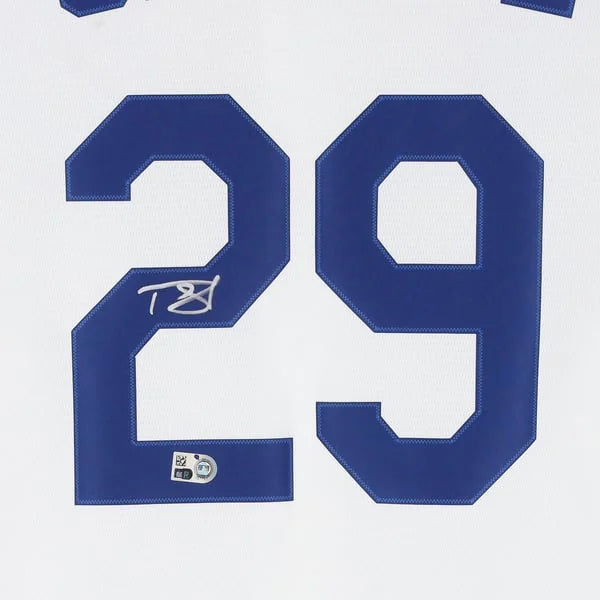 Tarik Skubal Signed Los Angeles Dodgers White Nike Jersey | MLB | WJRSYSK0076