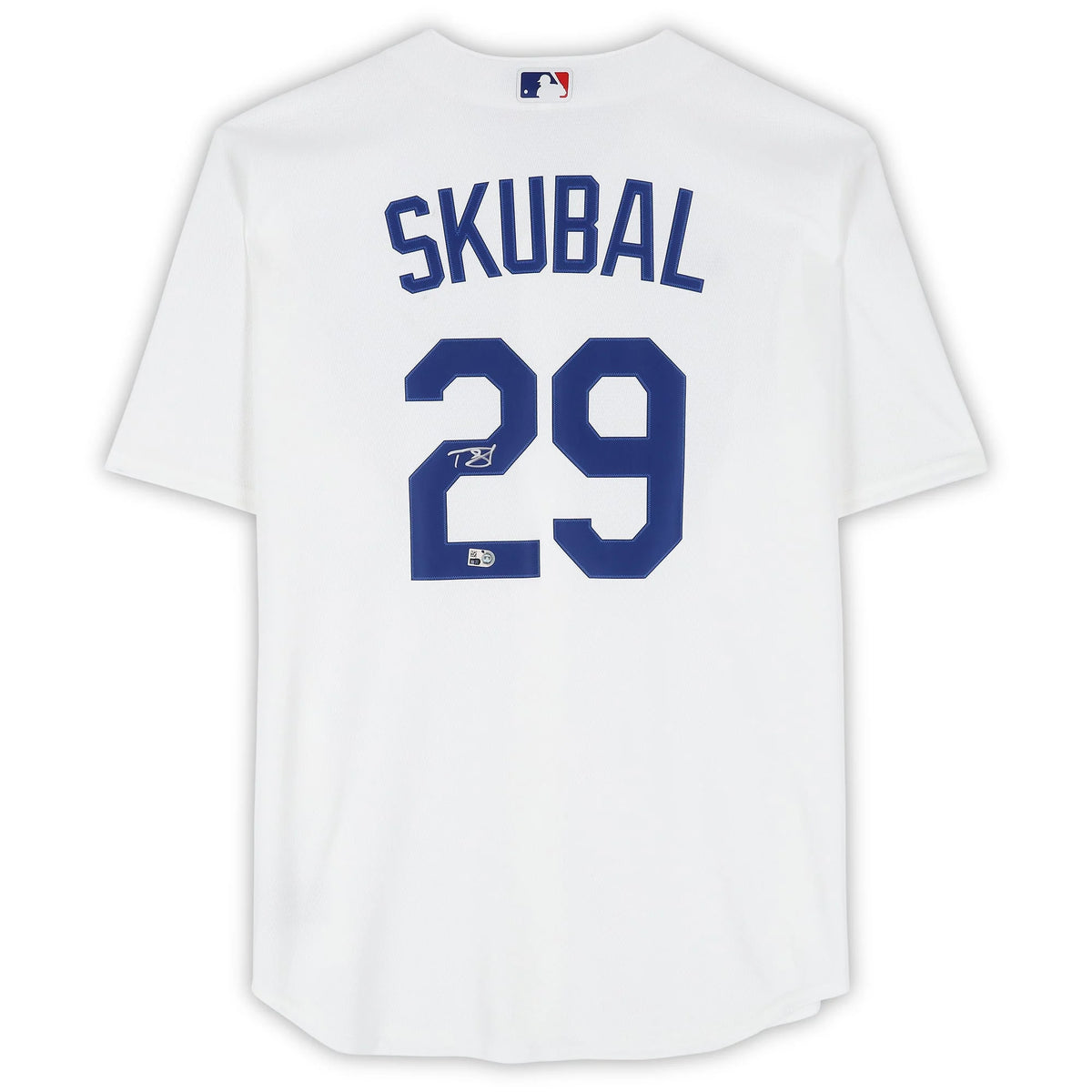 Tarik Skubal Signed Los Angeles Dodgers White Nike Jersey | MLB | WJRSYSK0076