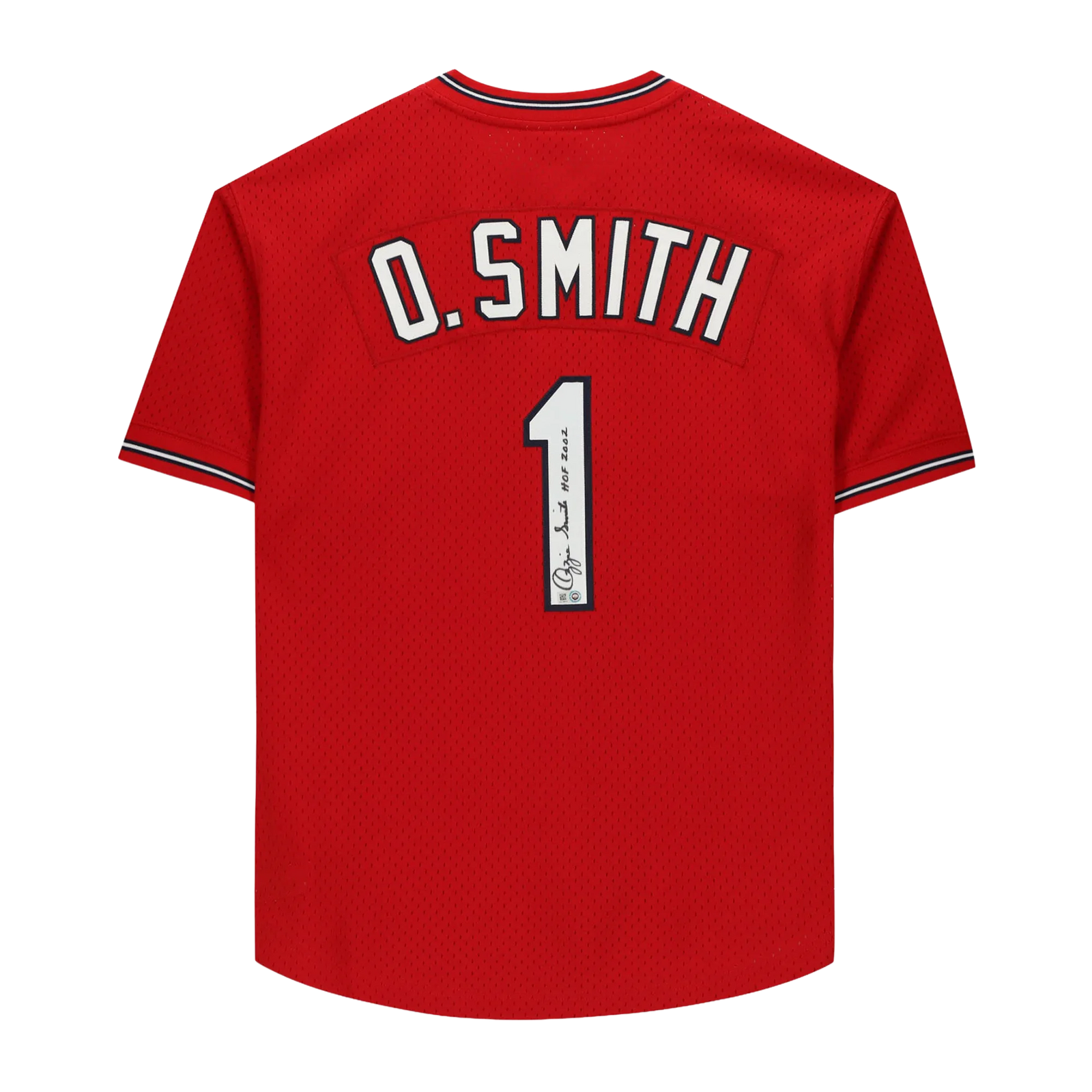 Ozzie Smith Signed St. Louis Cardinals Jersey | HOF 02 Inscription