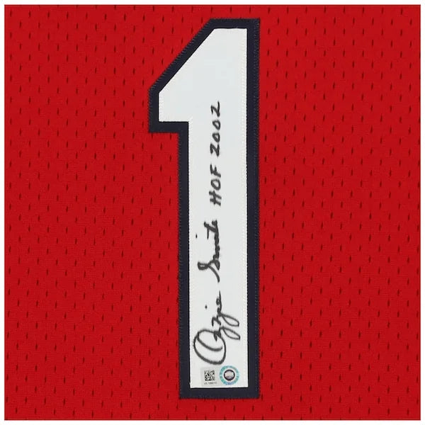 Ozzie Smith Signed St. Louis Cardinals Jersey | HOF 02 Inscription