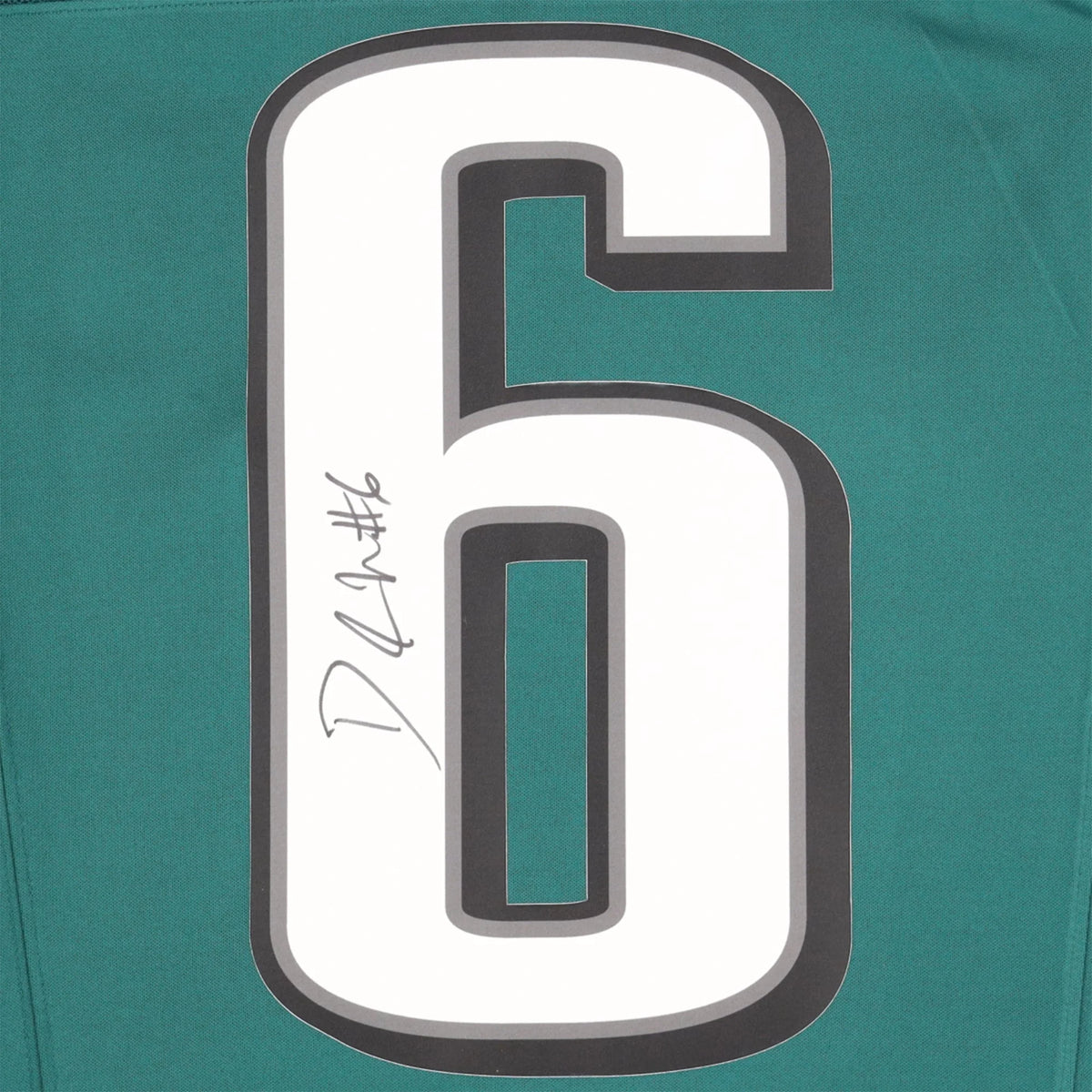 DeVonta Smith Signed Philadelphia Eagles Nike Jersey | Midnight Green | WJRSYSM0123