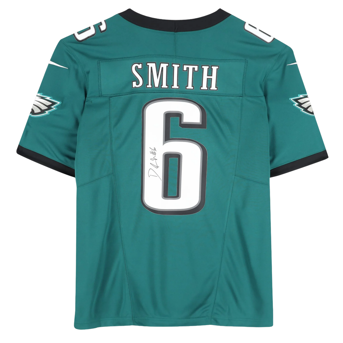 DeVonta Smith Signed Philadelphia Eagles Nike Jersey | Midnight Green | WJRSYSM0123