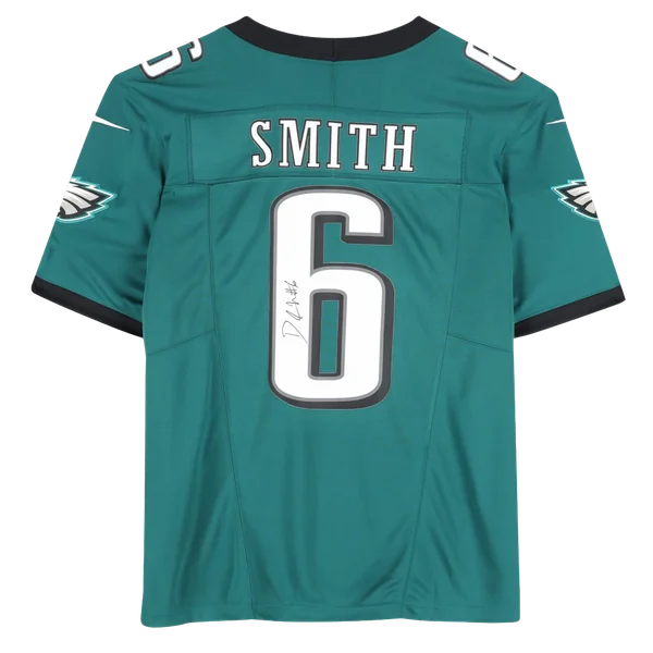 DeVonta Smith Signed Philadelphia Eagles Nike Jersey | Midnight Green | WJRSYSM0123
