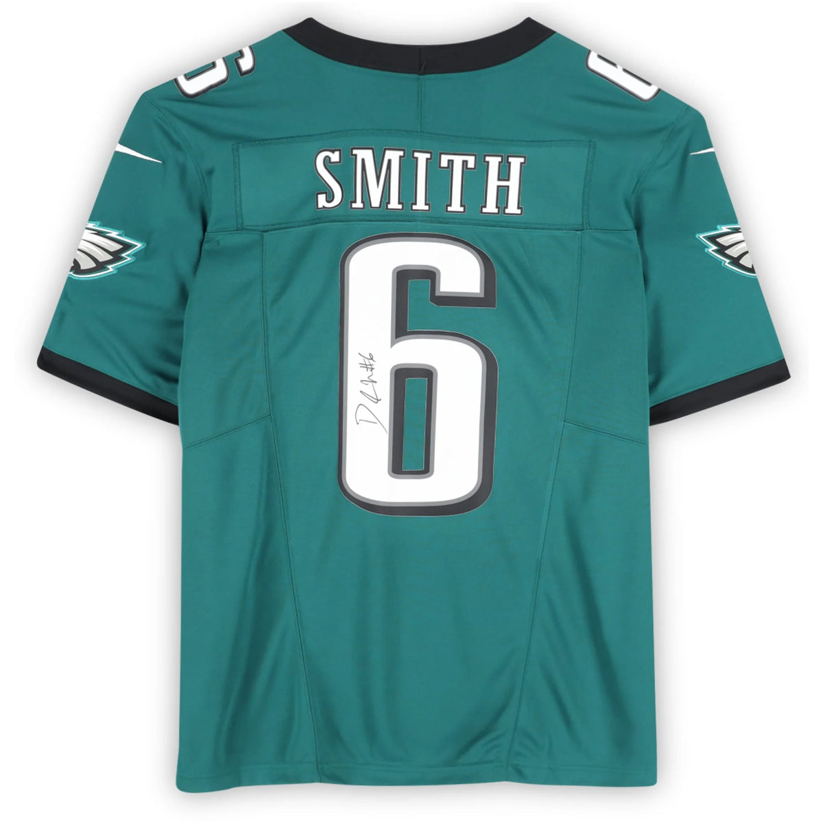 DeVonta Smith Signed Philadelphia Eagles Nike Jersey | Midnight Green | WJRSYSM0123