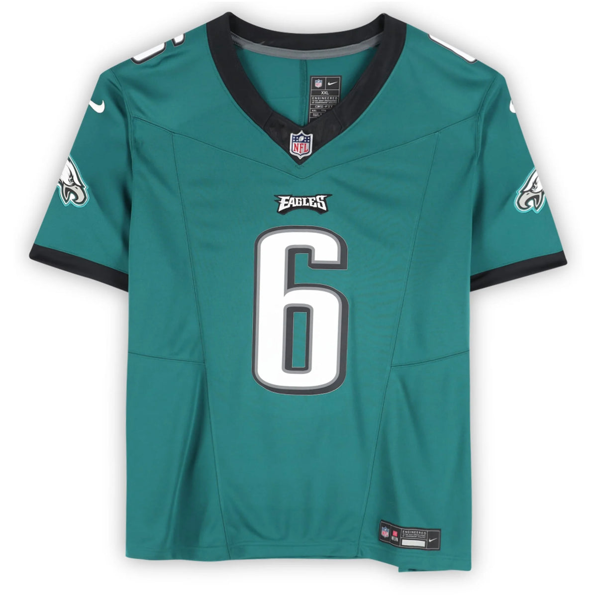 DeVonta Smith Signed Philadelphia Eagles Nike Jersey | Midnight Green | WJRSYSM0123