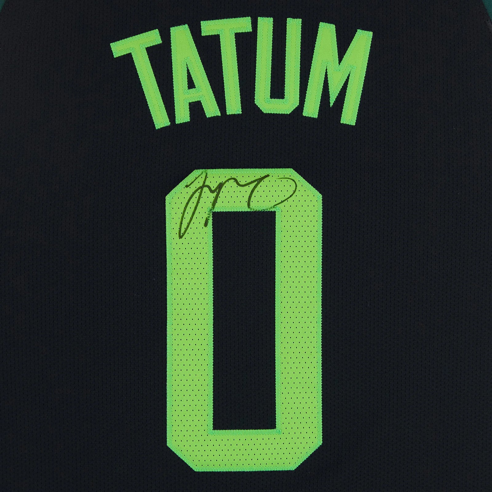 Jayson Tatum Signed Boston Celtics Black Nike 2024-25 City Edition Jersey | Authenticated