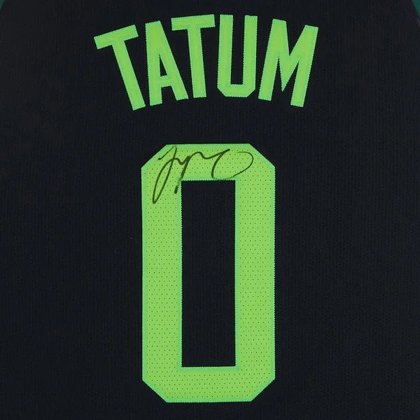 Jayson Tatum Signed Boston Celtics Black Nike 2024-25 City Edition Jersey | Authenticated