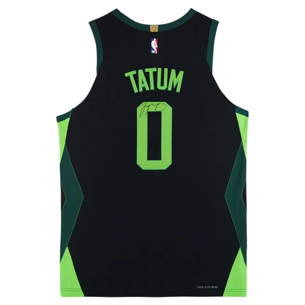 Jayson Tatum Signed Boston Celtics Black Nike 2024-25 City Edition Jersey | Authenticated