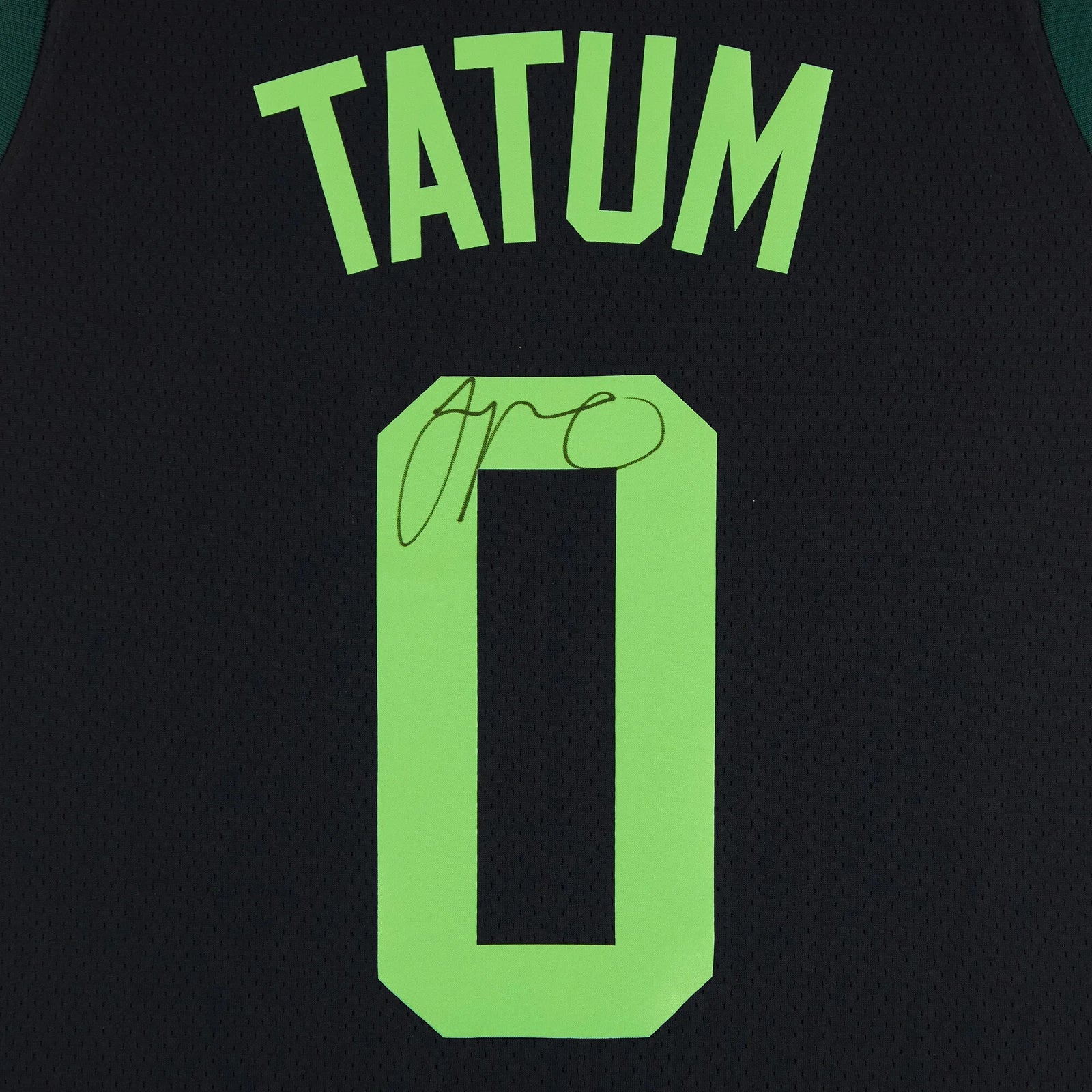 Jayson Tatum Signed Boston Celtics Black Nike 2024-25 City Edition Jersey | Authenticated