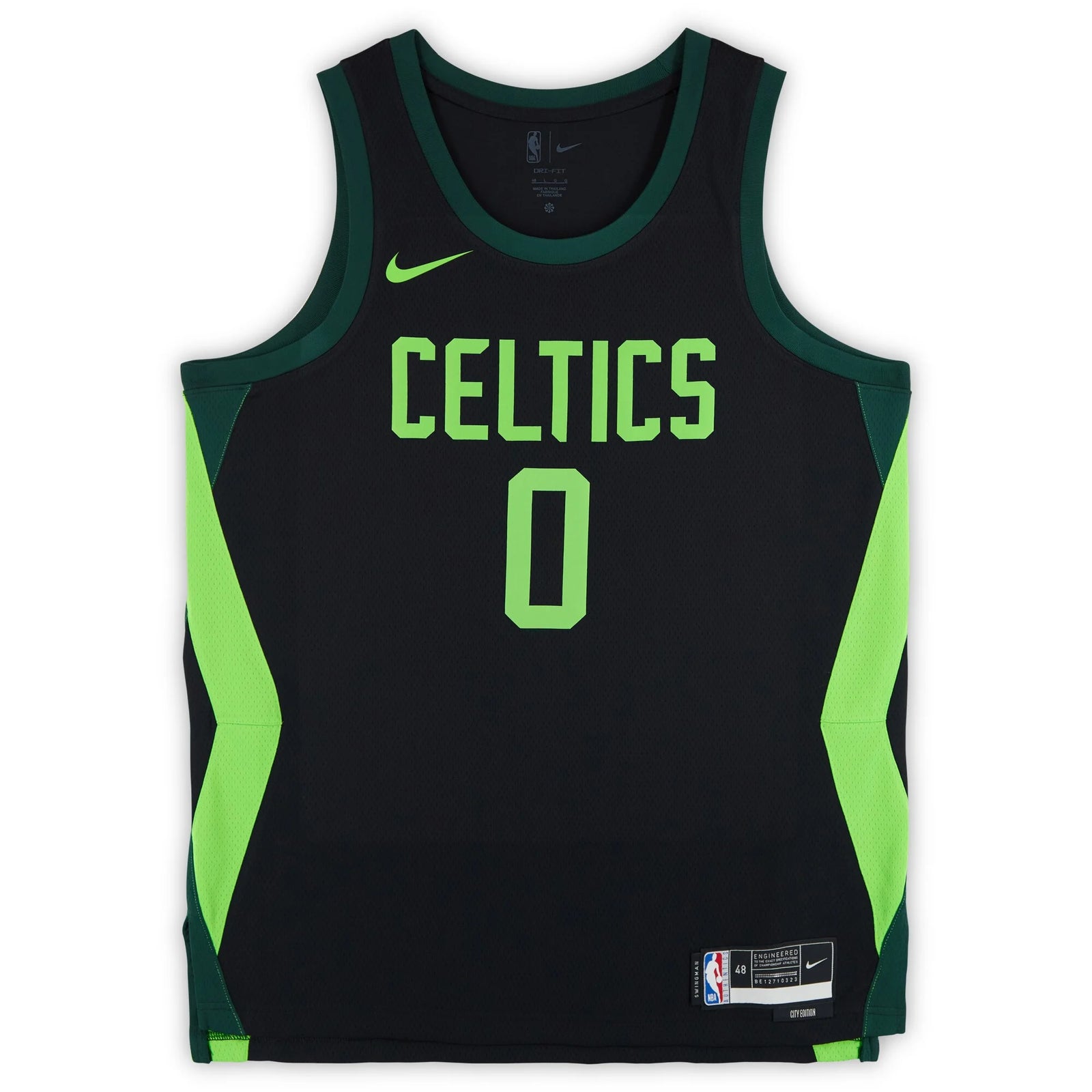 Jayson Tatum Signed Boston Celtics Black Nike 2024-25 City Edition Jersey | Authenticated