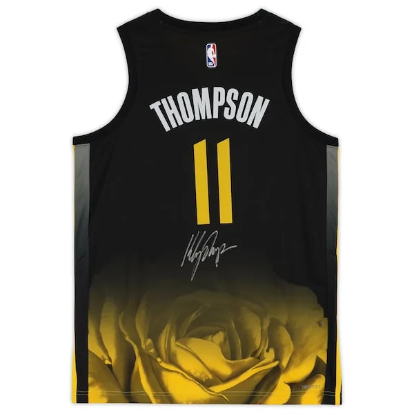 Klay Thompson Signed Warriors Black City Edition Jersey | 2022-2023