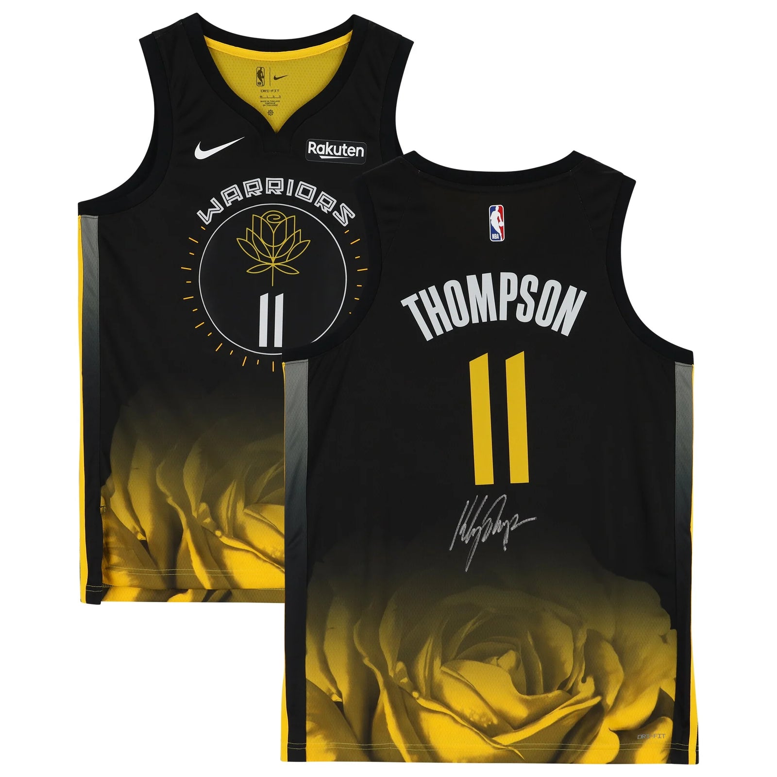 Klay Thompson Signed Warriors Black City Edition Jersey | 2022-2023