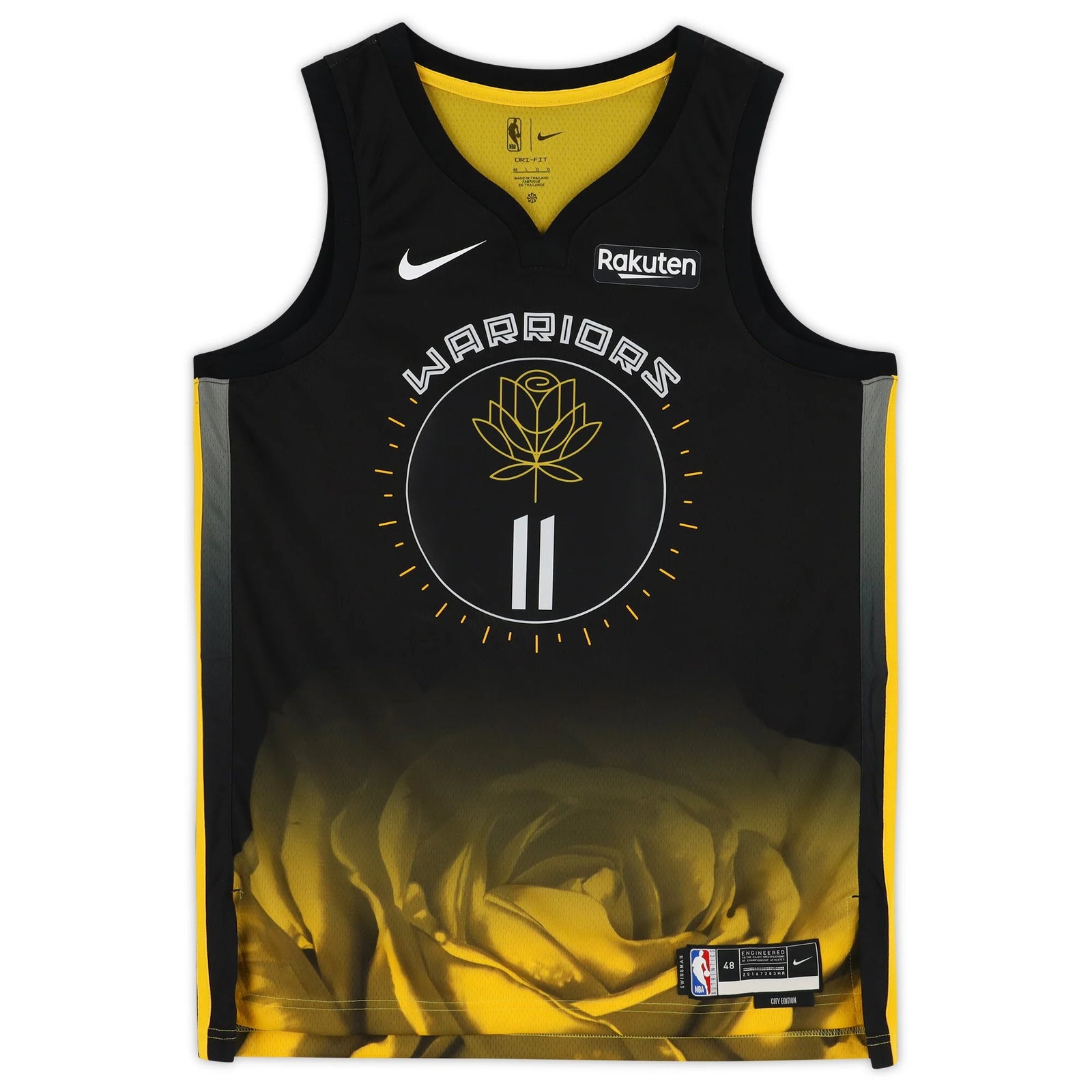 Klay Thompson Signed Warriors Black City Edition Jersey | 2022-2023