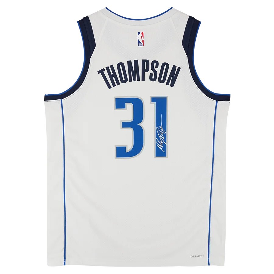 Klay Thompson Signed Dallas Mavericks Jersey | White Nike Association | WJRSYTH0215