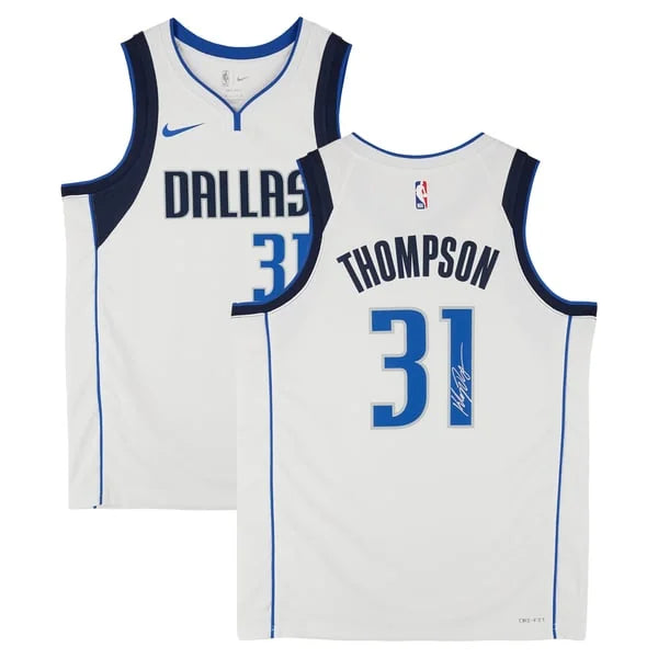Klay Thompson Signed Dallas Mavericks Jersey | White Nike Association | WJRSYTH0215