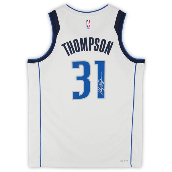 Klay Thompson Signed Dallas Mavericks Jersey | White Nike Association | WJRSYTH0215