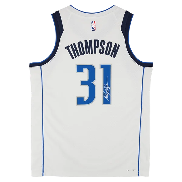 Klay Thompson Signed Dallas Mavericks Jersey | White Nike Association | WJRSYTH0215